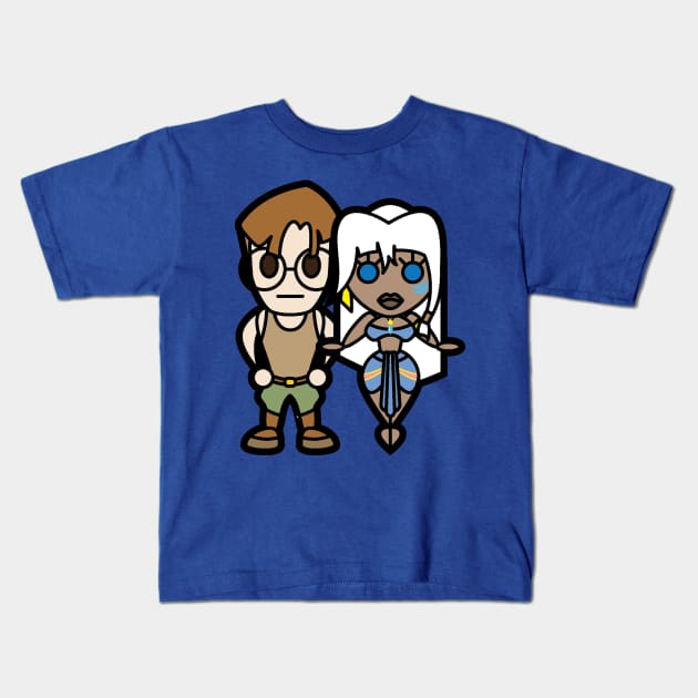 Milo and Kida Tooniefied Kids T-Shirt by Tooniefied